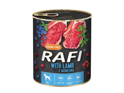Rafi Dog Adult - Jahňacie s čučoriedkami 800g