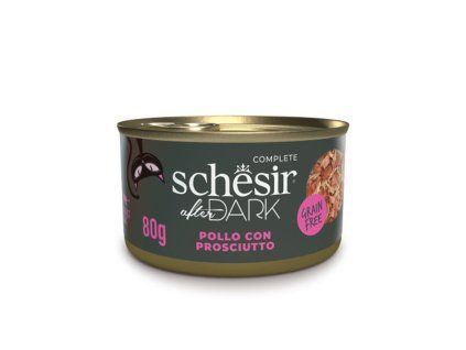 Schesir Cat After Dark - Kuracie filety so šunkou 80g