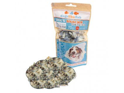 dogs like fish cod fish skin pamlsok pre psa 70g