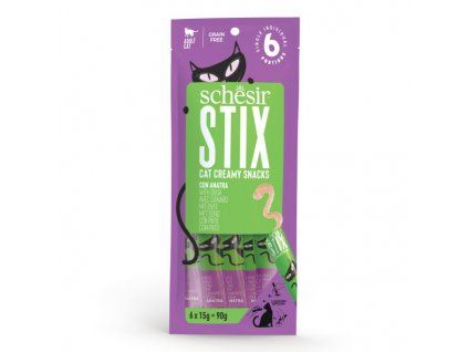schesir cat stix jemny kacaci krem 6x15g