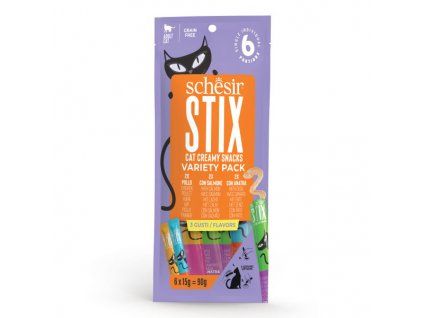 schesir cat stix variety mix na ochutnavku 6x15g