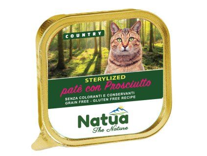 natua country sterilized cat pate 100g