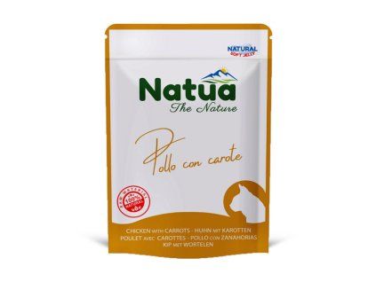 natua cat adult kuracie filety a mrkva 70g
