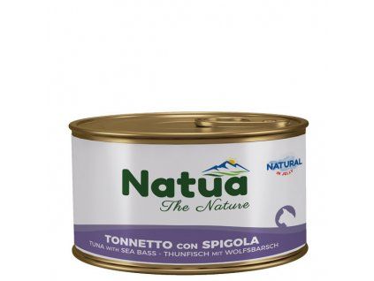 natua cat adult filety z tuniaka a morský vlk 85g
