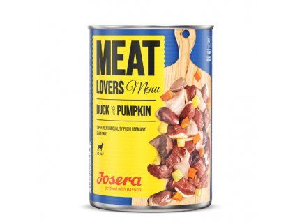 josera meat lovers dog kačica s tekvicou 400g