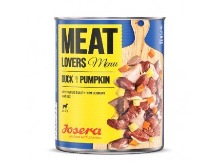 josera meat lovers dog kacica s tekvicou 800g