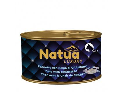 natua cat adult luxury filety z tuniaka a krab 85g