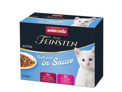 vom feinsten cat raffinesse kitten mix 8x85g