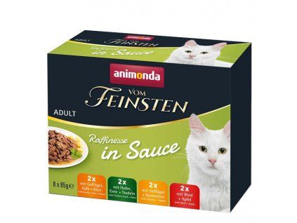 vom feinsten cat raffinesse adult mix 8x85g