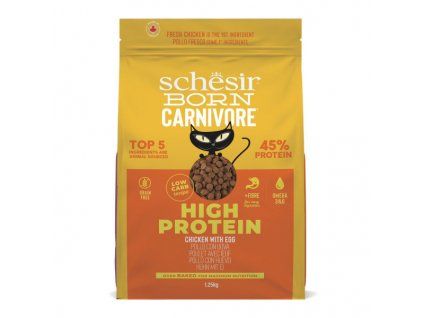 schesir cat born carnivore adult cerstve kuracie s vajcom 125kg