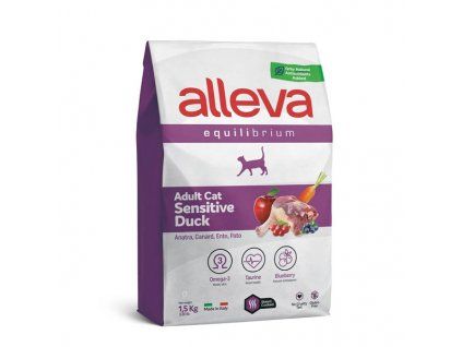 alleva equilibrium cat duck sensitive 15kg