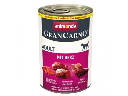 animonda grancarno original adult so srdieckami 400g