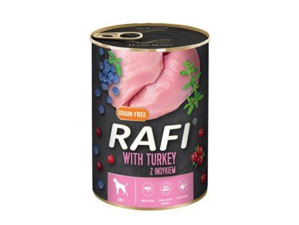 Rafi Dog Adult - Morčacie s čučoriedkami 400g