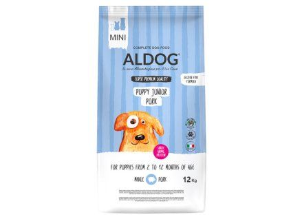 Aldog Puppy Junior Pork Mini 12kg