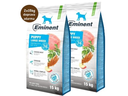 Eminent Puppy Large 2x15kg