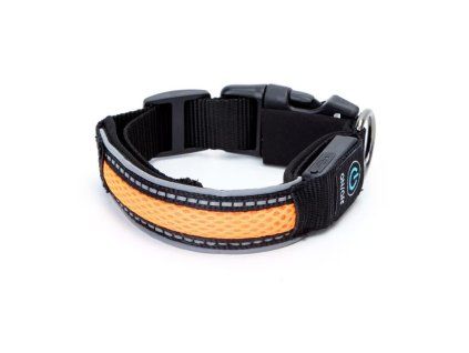 LED USB svietiaci obojok Nobleza pre psa M 41-51cm
