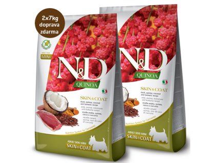 Farmina ND Adult Mini Duck Quinoa 2x7kg