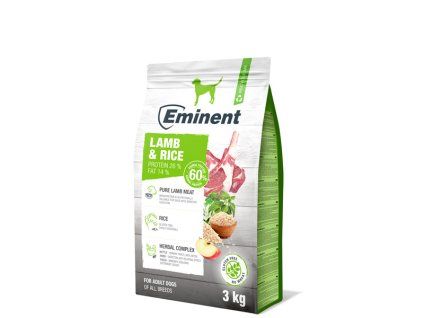 Eminent Adult Lamb Rice 3kg
