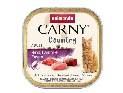 11505 animonda carny country adult hovadzie jahna a bazant 100g