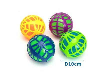LED svietiaca lopta pre psa Nobleza pavúčia sieť 10cm