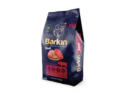 Barkin High Premium Adult Beef - Chutné hovädzie granule pre psov 15kg