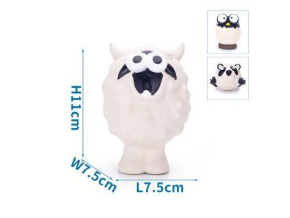 Latexové zvieratká Nobleza pre psa - ovca, vtáčik, panda 11cm