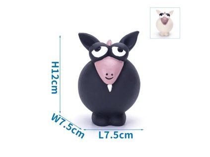 Latexová koza Nobleza hračka pre psa 12cm