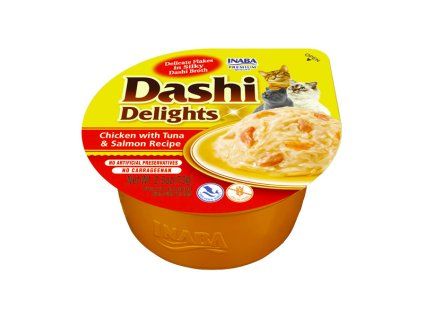 Inaba Dashi Delights Chicken Tuna Losos 70g