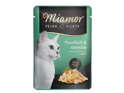 Miamor Fillets Tuniak a zelenina kapsicka 100g