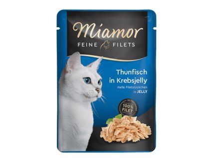 Miamor Fillets Tuniak a krabie zele kapsicka 100g