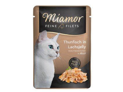 Miamor Fillets Tuniak a losos kapsicka 100g
