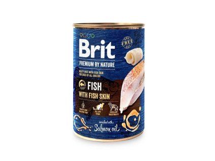 Brit Fish with Fish Skin 400g