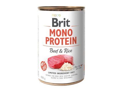 Brit Monoprotein Beef & Rice 400g