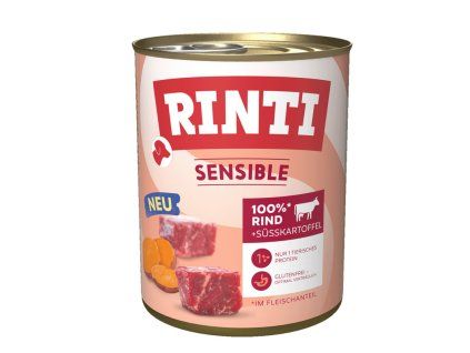 Rinti Sensible hovadzie + sladke zemiaky 800g