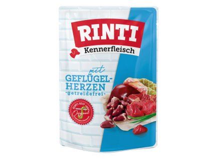 Rinti Kennerfleish Hydinove srdiecka 400g kapsicka
