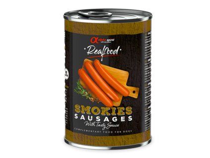 Alpha Spirit Realfood Smokie Sausages 400g