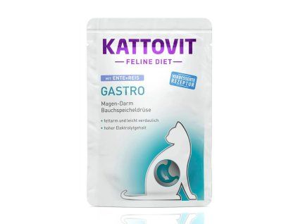 Kattovit Gastro Duck Rice 85g