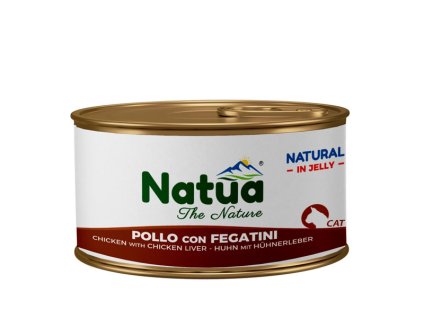 Natua Cat Adult - Kuracie filety a kuracie pečeň v želé 85g
