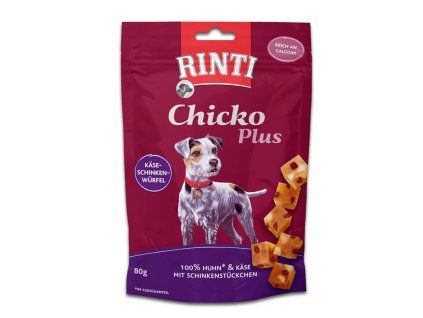Rinti Chicko Plus kura syr a sunka 80g