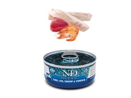 ND Farmina Ocean Kitten Tuna, cod 70g