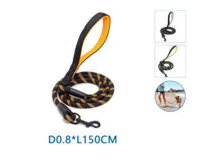 Nobleza Rope vodítko reflexné S oranzove