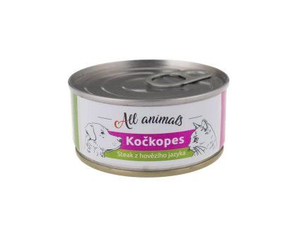 All Animals Kočkopes Hovadzi jazyk steak 100g