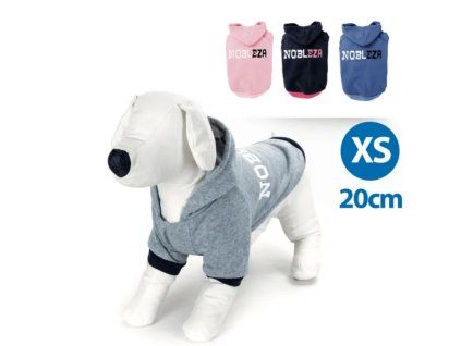 Nobleza Hoodie Mikina siva XS