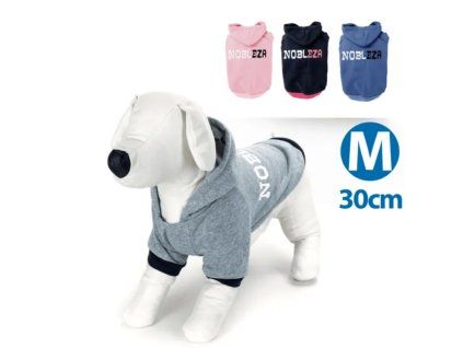 Nobleza Hoodie Mikina siva M