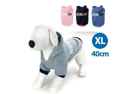 Nobleza Hoodie Mikina siva XL
