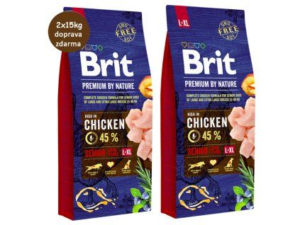 Brit Premium Senior L XL 2x15kg