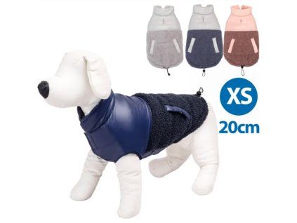 Nobleza Kabát Color Plush modrý XS