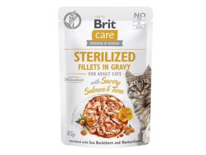 Brit Care Sterilized Savory Salmon Tuna 85g