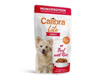 Calibra Dog Life Adult Beef & Rice 150g