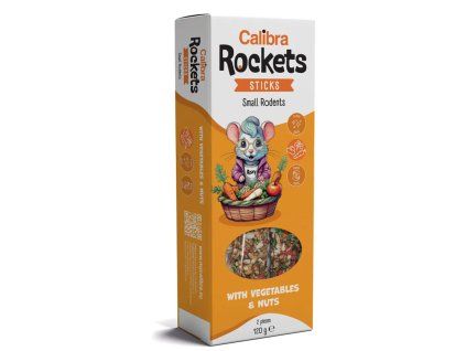 Calibra Rockets Sticks Vegetables & Nuts 120g